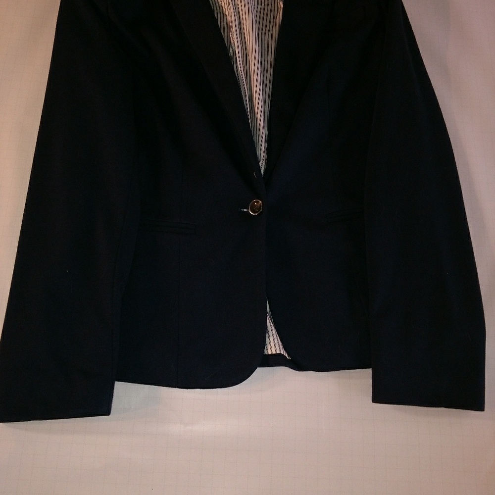JCP Large Women's Navy Blue Blazer